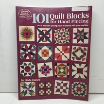 101 Quilt Blocks For Hand Piecing Linda Causee Paperback Book Patterns Templates - £20.03 GBP