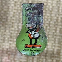 Vintage Circa 1930&#39;s Walt Disney Mickey Mouse Tin Metal Noisemaker Clicker - £63.12 GBP