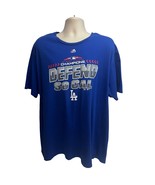 LA Los Angeles Dodgers NLCS 2018 Champions Baseball Blue T-Shirt XL MLB ... - £19.34 GBP
