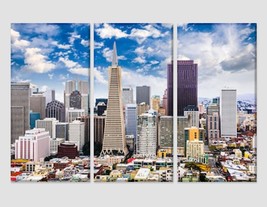 San Francisco Skyline California Canvas Art San Francisco Print San Francisco Wa - £39.29 GBP