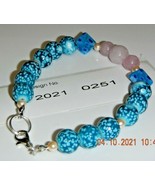 Rose Quartz  Gemstone Bracelet-Facilitate-Love Stone  #21020251 - £4.10 GBP