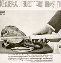 1965 General Electric Carving Knife Advertisement Kitchen Gadgets Tools ... - £23.56 GBP