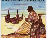 Nazare Portugal Brochure 1962 Portuguese German and English  - $15.84