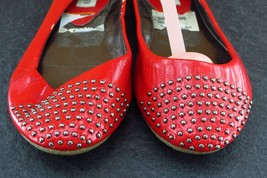Steve Madden Women Sz 9 M Red Flat Synthetic Shoes Denni - £15.78 GBP