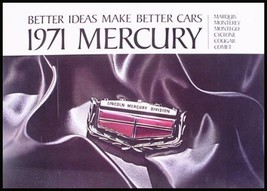 1971 Mercury Brochure- Cyclone, Cougar MINT! - £11.19 GBP
