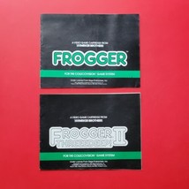 Frogger + Frogger II Threeedeep Colecovision Lot 2 Manuals - No Games Hard Find - £29.20 GBP