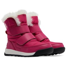 Sorel Children Girls Puffy Snow Booties Whitney II Size US 8 Cactus Pink - £37.19 GBP