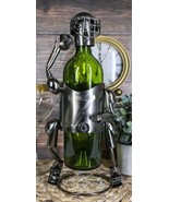 Ebros Star Quarterback Football Player Hand Made Metal Wine Bottle Holde... - €31,00 EUR