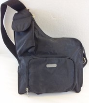 Baggallini Black Nylon Cross-Body Shoulder Bag Handbag Purse Lightweight - £23.43 GBP