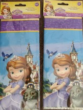 2x Wilton SOFIA THE FIRST BIRTHDAY PARTY FAVOR TREAT BAGS (32 bags) NEW! - $6.89