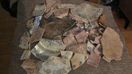 18th Century Plate Fragments Large Group - £19.08 GBP