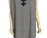 Charter Club Women&#39;s Sleeveless Striped Shift Dress Black/White 3X - £18.95 GBP