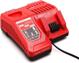 Lilocaja M12 &amp; M18 Multi-Voltage Battery Charger Replacement for Milwaukee, 1840 - £31.35 GBP