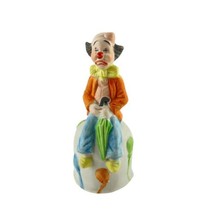 Albert E. Price Porcelain Bisque Sad Clown Bell w Umbrella - £11.53 GBP