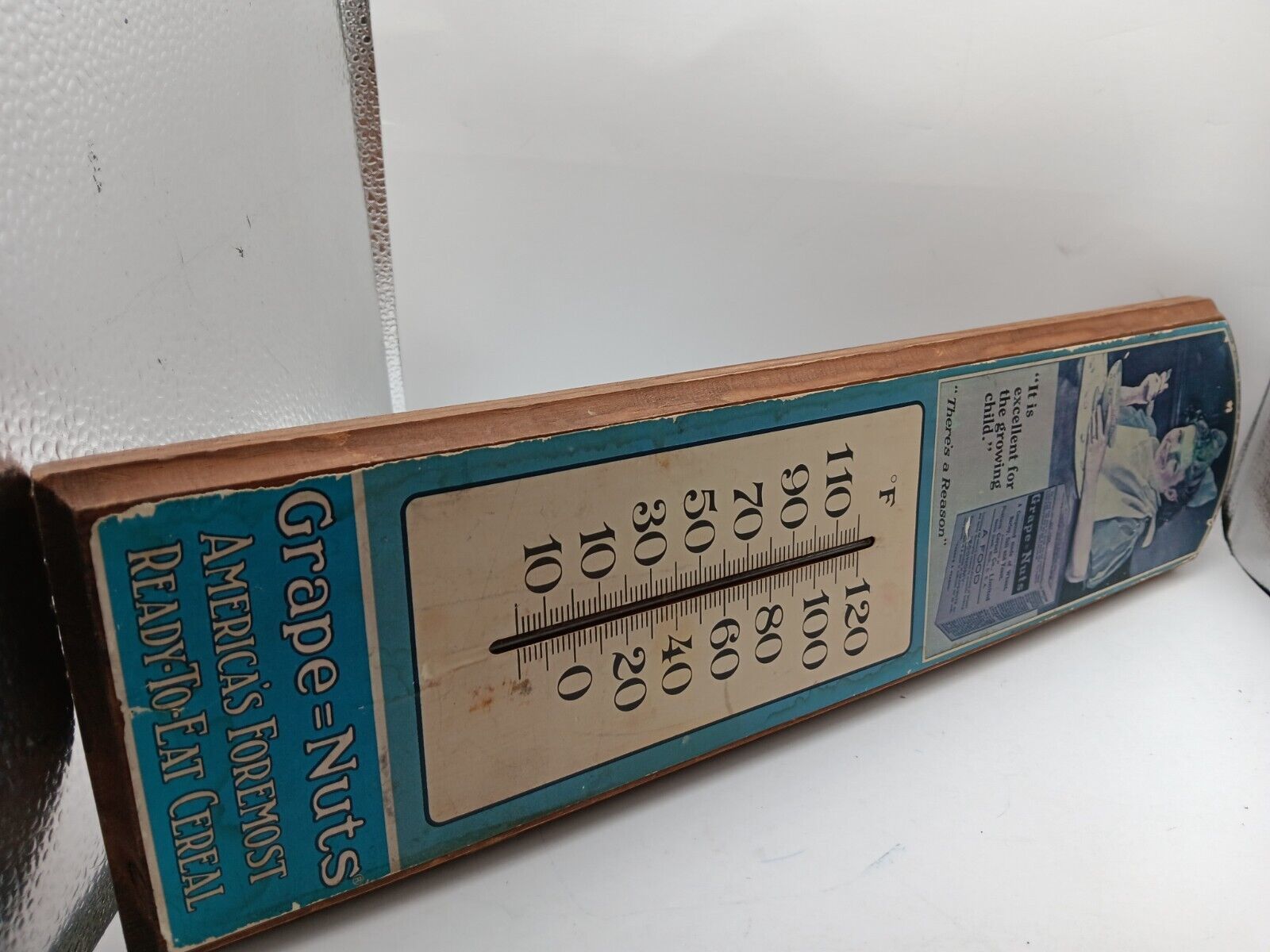 Grape Nuts Cereal antique Thermometer - £15.81 GBP