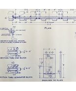 1947 Railroad Bangor Aroostook 112 LB Guard Rail Standard Blueprint F14 ... - $1,847.85 MXN