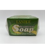 VTG 4 Pack LANDER Deodorant Soap Bar - FRESH SPRINGTIME FRAGRANCE 2.5 OZ... - £11.31 GBP