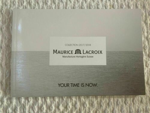 Maurice Lacroix Watch Catalog Booklet Collection 2017-2018 - $8.39