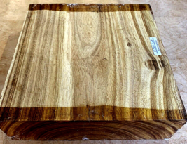 Large Exotic Kiln Dried Canarywood Bowl Blank Turning Wood Lumber 12&quot; X 12&quot; X 3&quot; - £54.27 GBP