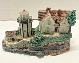 Hand Painted Miniature Lighthouse Yerba Buena Island CA - £7.22 GBP