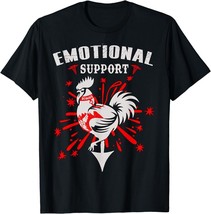 Emotional Support Shirt Chicken Emotional Support Cock Unisex T-Shirt - £10.63 GBP+