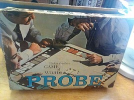 VTG Probe Game of Words 1964 Board Game Parker Brothers Complete w Instr... - $14.95