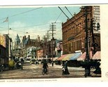 Pleasant Street Malden Square Postcard Massachusetts 1900&#39;s UNDB Trolley... - $13.86