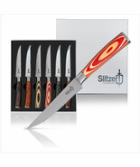 Maxam Slitzer Germany 6-Piece 9  Steak Knives Set - $57.95 CAD