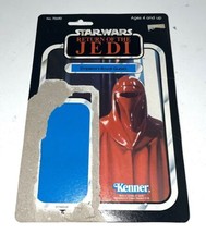 Star Wars ROTJ Vtg 1983 Emperors Royal Guard 65 Cardback Blacked Out Ewoks - £13.16 GBP