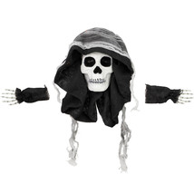 10&quot; Spooky Skeleton 3-D Halloween Window Decoration - £36.96 GBP