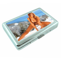 Argentina Pin Up Girls D1 Silver Metal Cigarette Case RFID Protection Wa... - £13.41 GBP