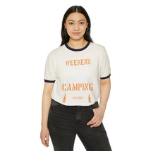 Unisex Camping Ringer T-Shirt: Cold Beers, Starry Nights, Good Times - £21.32 GBP+