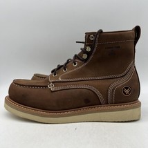 Hawx Grade WULM-4 Mens Brown Leather Lace Up Comp Toe Work Boots Size 12 D - $79.19