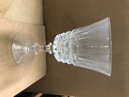 Set of 10 crystal diamond water goblets glasses Octagon base - $99.00