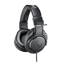 Audio-Technica ATH-M20X Professional Studio Monitor Headphones, Black - £73.26 GBP