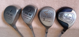 Tz Golf - Pinseeker 350 Rs 1, 3, Big Gun 5, Oversize Ii 9 Wood, 4 Club Set Rh - £29.86 GBP