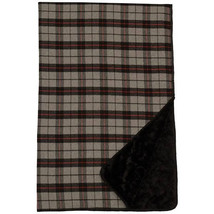 Reversible Ponderosa Plaid Throw Blanket in Gray - $390.11