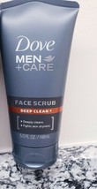 Dove Men+Care Face Scrub Deep Clean Plus 5 oz NEW - £15.57 GBP
