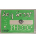 AMY GRANT - VINTAGE ORIGINAL CONCERT TOUR CLOTH BACKSTAGE PASS ***LAST O... - $10.00