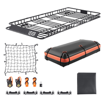 VEVOR Roof Rack Basket, 84 x 39 x 4.1 in, Universal Rooftop Cargo Carrier - $215.99