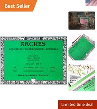 Arches Watercolor Block 10x14-inch Natural White 100% Cotton Paper - 20 ... - $135.05