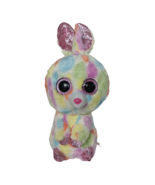 Ty Beanie Boos Bloomy Multicolor Easter Bunny Rabbit Plush Stuffed Anima... - $334.68 MXN