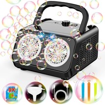 Automatic Bubble Machine Upgrade Bubble Blower With 2 Fans, 20000+ Bubbl... - $49.99