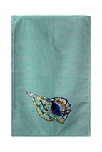 Betsy Drake Betsy&#39;s Shell - Teal Beach Towel - £55.25 GBP