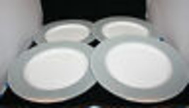 Dansk Concerto Adagio 4 Grey Gray Salad Dessert Plates Portugal Mid Century - $84.20