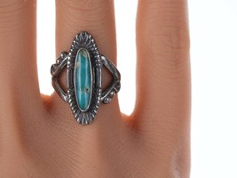 c1940&#39;s Maisels Native American Sterling and turquoise ring - £75.19 GBP