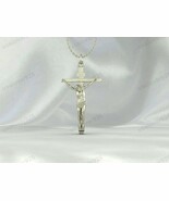Jesus Unique Design Unisex Pendant, 925 Sterling Silver Necklace Jewelry - $1,186.85 MXN+