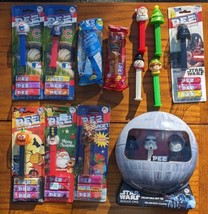 PEZ Dispensers - Lot of 16 New &amp; Used Star Wars, Halloween, Christmas - £15.17 GBP