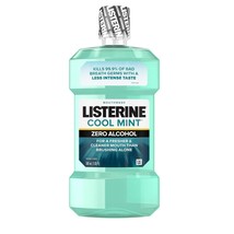 Listerine Zero Alcohol Mouthwash, Less Intense Alcohol-Free Oral Care Formula fo - £20.77 GBP