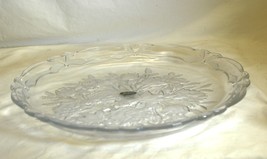 Crystal Clear Studio&#39;s Platter Frosted Floral Bouquet Japan - £31.53 GBP
